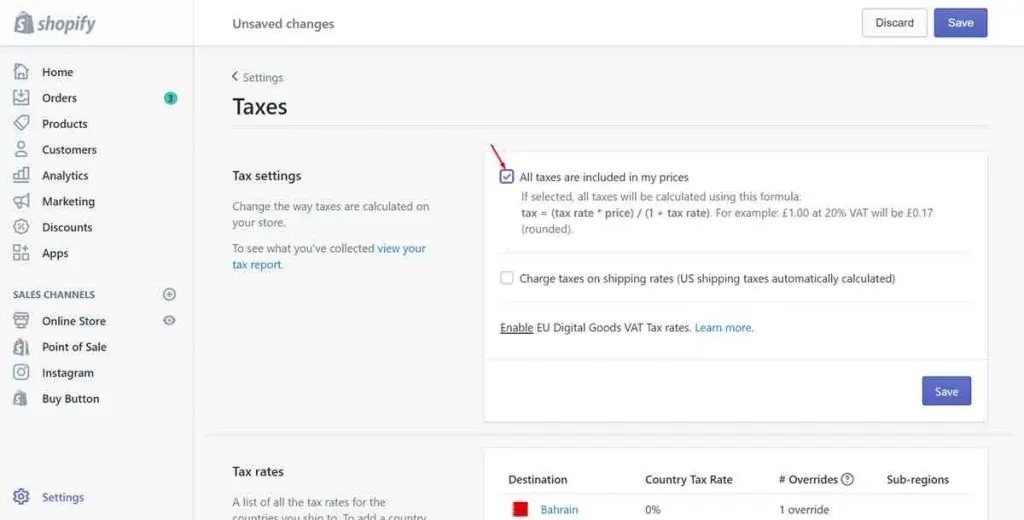 Comment afficher la TVA sur Shopify ? [year]