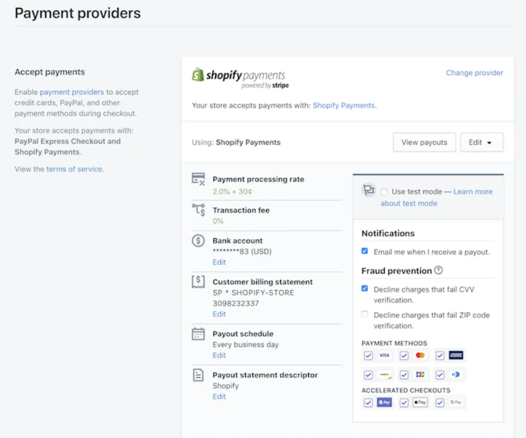 How do I transfer money from Shopify to my bank account?