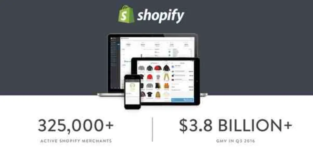 How much does the average person make on Shopify? [year]