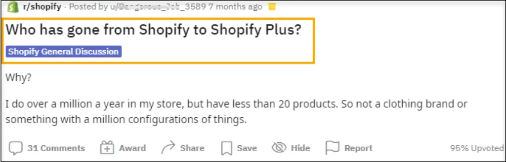 What is Shopify plus variable fee? [year]