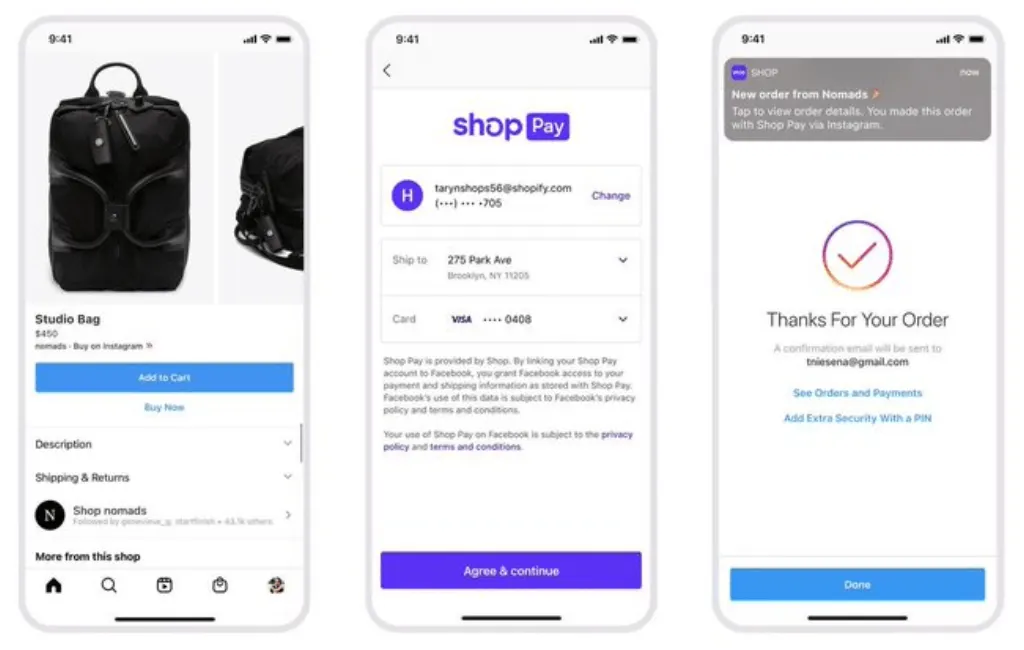 What is the merchant fee for shop Pay? [year]
