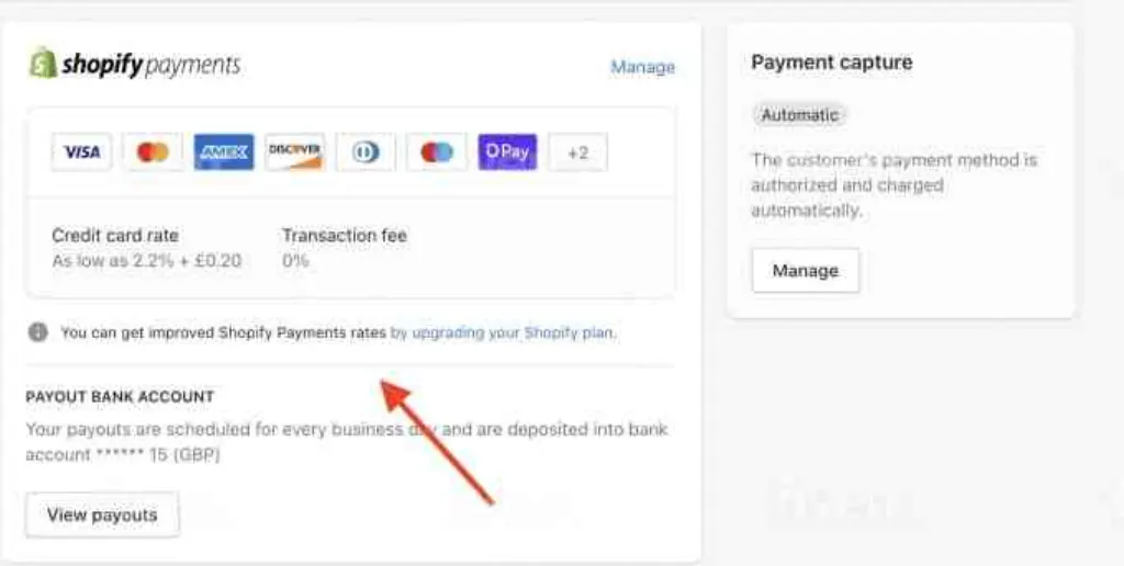 What is the shop pay transaction fee? [year]