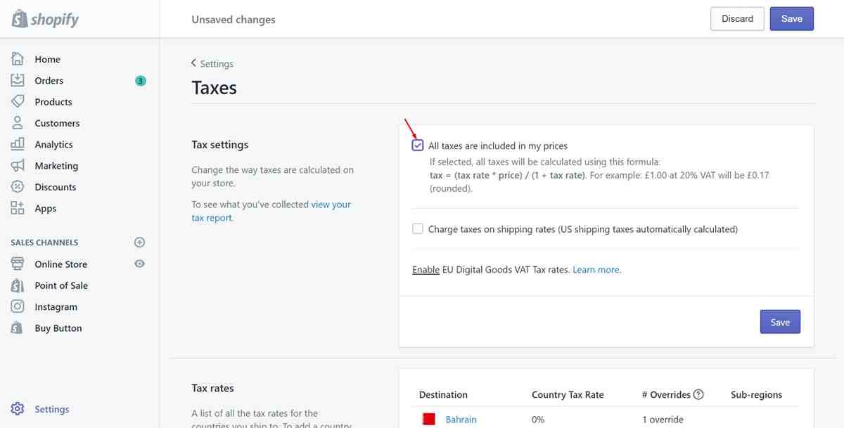 Comment afficher la TVA sur Shopify ? 2026