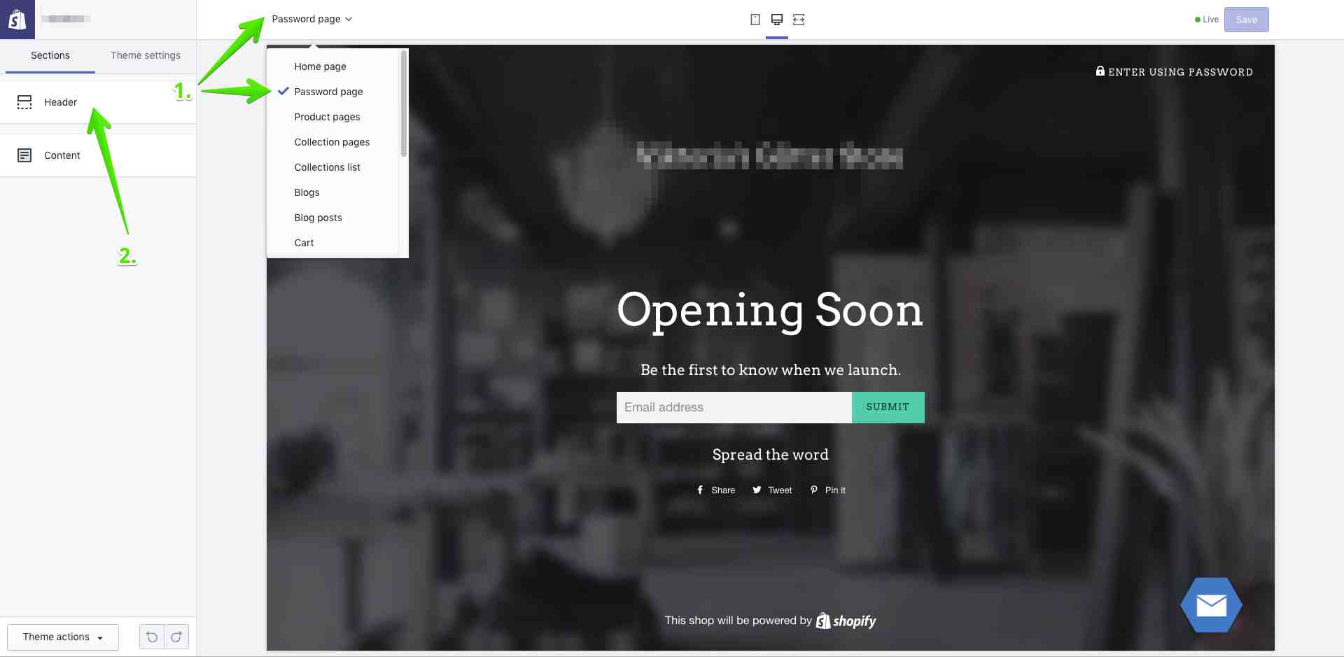 Comment changer le mot de passe de Shopify ? 2026